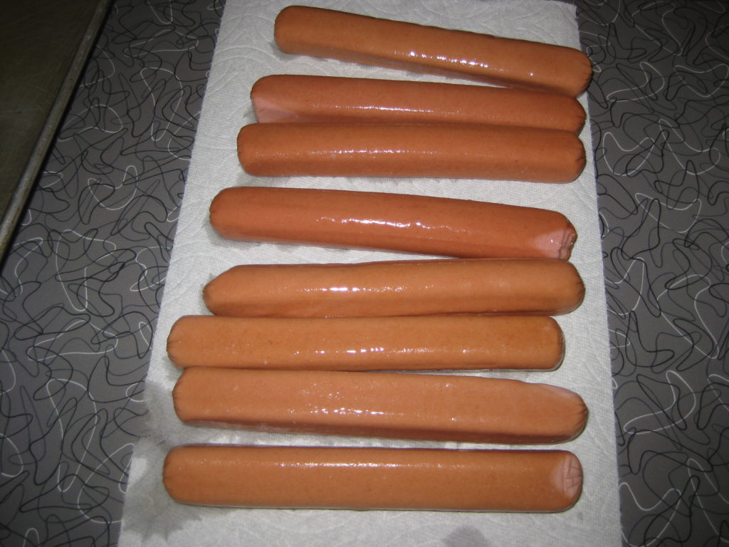 dry hot dogs